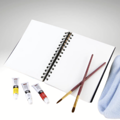 Cuaderno Arte - Watercolor Art Journal A5, doble espiralado, 100% algodon - Nikamavi
