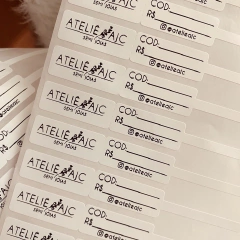 Etiquetas Personalizadas Para Joias e Óculos, Etiqueta para Óticas, Etiqueta para Bijuterias c/1000un - Personalizado - loja online