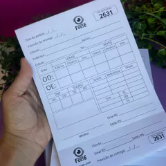 Bloco A4 para Ótica com 100 folhas - 05 unidades - comprar online