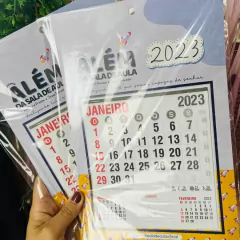 Calendário de Parede 2025 Folhinha (Personalizado) na internet