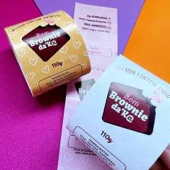 Cinta para Brownie Personalizada 5x21cm - Mimi Design Criativo