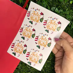 30 Adesivos para Presentes de Natal "Feliz Natal" na internet