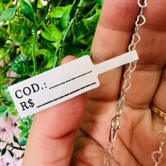 Etiquetas Personalizadas Para Joias e Óculos, Etiqueta para Óticas, Etiqueta para Bijuterias c/1000un - Personalizado na internet