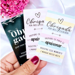 50 Cartões de Agradecimento Preto e Branco para Clientes, Cartão de agradecimento, Cartão para encomendas - comprar online