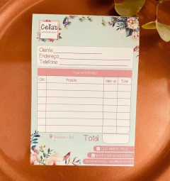 Bloco 10x15cm Colorido Personalizado com 100 Folhas - comprar online