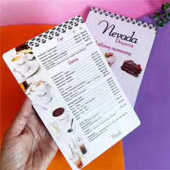 Cardápio em PVC Personalizado