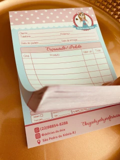 Bloco 10x15cm Colorido Personalizado com 100 Folhas - Mimi Design Criativo