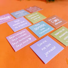 50 Mini Cartões Frases Motivacionais, Tag para Clientes - comprar online