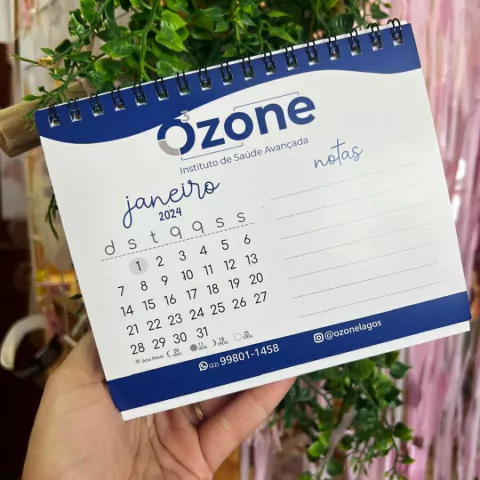 Calendário de Mesa M (com Wire-o)