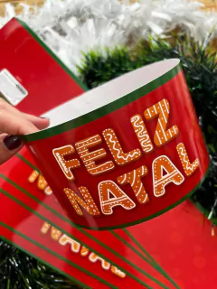 10 Cintas para Panetone "Feliz Natal"