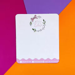 Cartela/Tag para Laços Modelo P 9x10cm