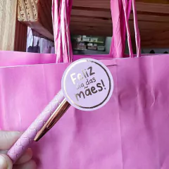 30 Adesivos Redondo 3cm Hot Stamping Dia das Mães, Adesivo para Sacola. na internet