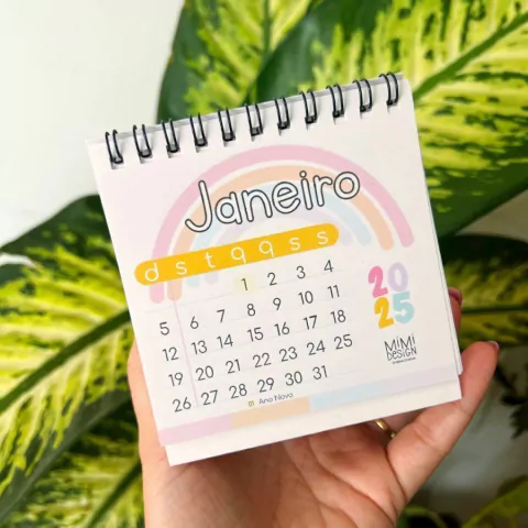 Calendário de Mesa P (com Wire-o)