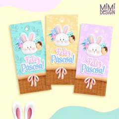 25 Tags de Páscoa Coelhinho Lilás para Presentes, Tags para embalagens - comprar online