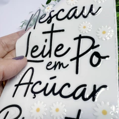 Adesivo Potes | Nescau, Leite em Pó, Açúcar, Biscoito - Mimi Design Criativo