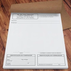 Bloco A4 Preto e Branco com 100 folhas - comprar online