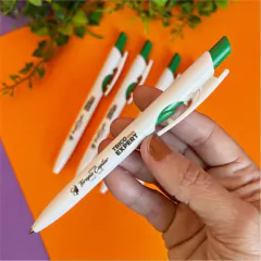 Caneta Plástica Personalizada (10 unidades)