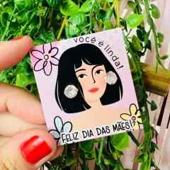 25 Mini Tags Variadas para Brincos, Mimo para Dia das Mães na internet