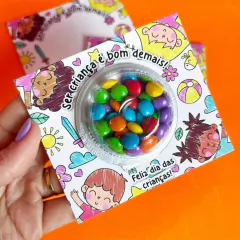 25 Cartões Dia das Crianças para Presente ou Embalagens - comprar online