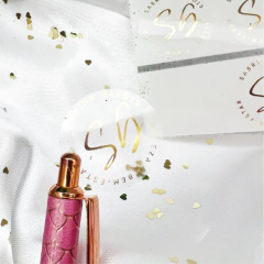 Adesivo Transparente Hotstamping Redondo - Mimi Design Criativo