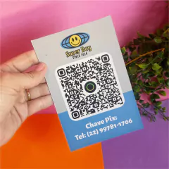 Plaquinha Pix na internet