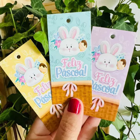 45 Tags de Páscoa VARIADAS para Presentes, Cartão de Páscoa