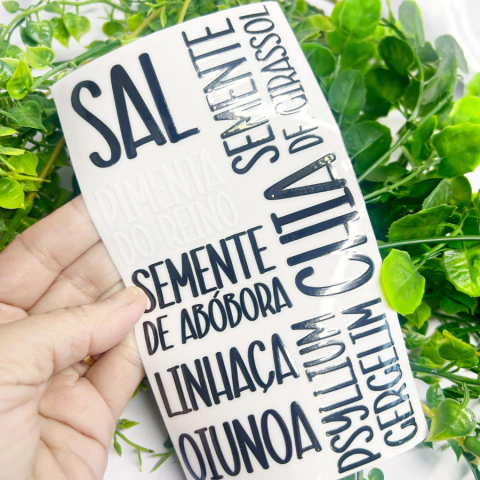 Adesivo Sementes | Grãos e Especiarias