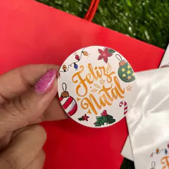 30 Adesivos para Presentes de Natal "Feliz Natal" - comprar online