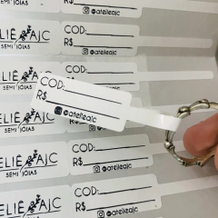 Etiquetas Joias Personalizadas, etiquetas para óculos c/500un - Personalizado na internet