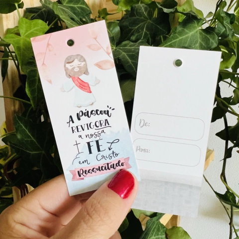 25 Tags de Páscoa Frase Religiosa