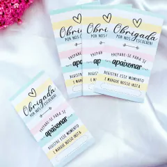 25 Cartões de Agradecimento Colorido para Clientes, Cartão de agradecimento, Cartão para encomendas