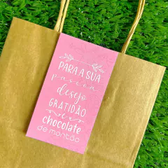 Tags de Páscoa Rosa para Presentes, Cartão de Páscoa - comprar online