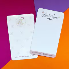 Cartela/Tag para Laços Modelo M 9x15cm