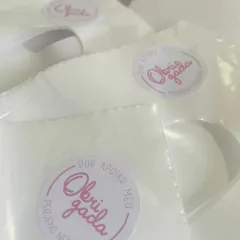 30 Adesivos Obrigada pela Compra Rosa, Adesivo para Sacola, Adesivo Obrigada pela compra. na internet