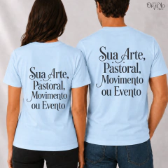 Camiseta Personalizada 100% Algodão - Estampa G