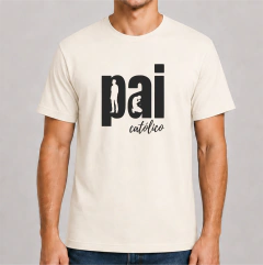 Camiseta Melhor Pai Católico - 100% Algodão - Meu Divino Dom