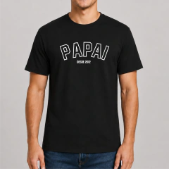 Camiseta PAPAI - 100% Algodão