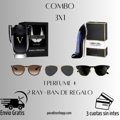 ¡oferta! 1 perfume + 2 ray-ban gratis! - comprar online