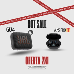 jbl go4 + de regalo airpods a7s pro ¡2x1!