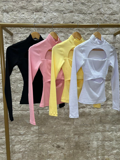 BLUSA COM ABERTURA - DESNUDE - comprar online