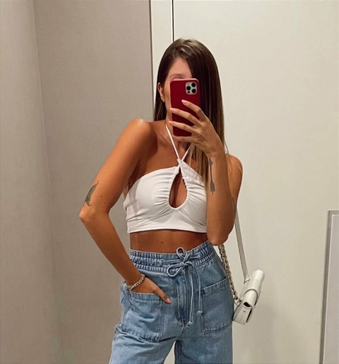 top cropped canelado jade - alcance