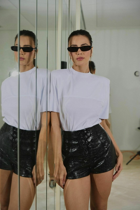 BLUSA T-SHIRT BRANCA NAIARA - CLOUDE - comprar online