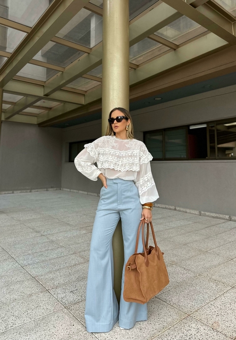 CALÇA AZUL ESTER - CLOUDE - comprar online