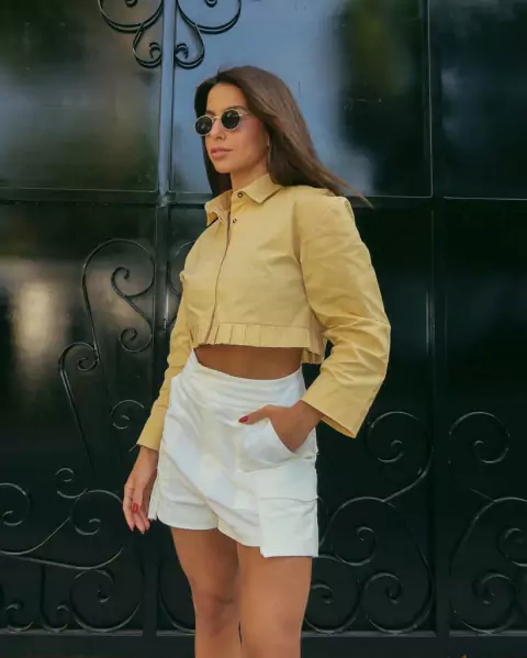 Camisa Bege Yara - cloude