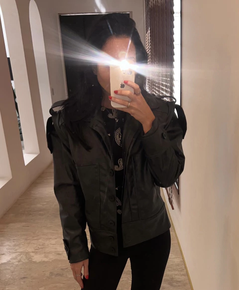 JAQUETA PRETA NAGILA - CLOUDE - comprar online