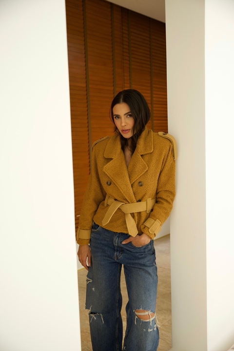 JAQUETA CARAMELO CHIARA - CLOUDE