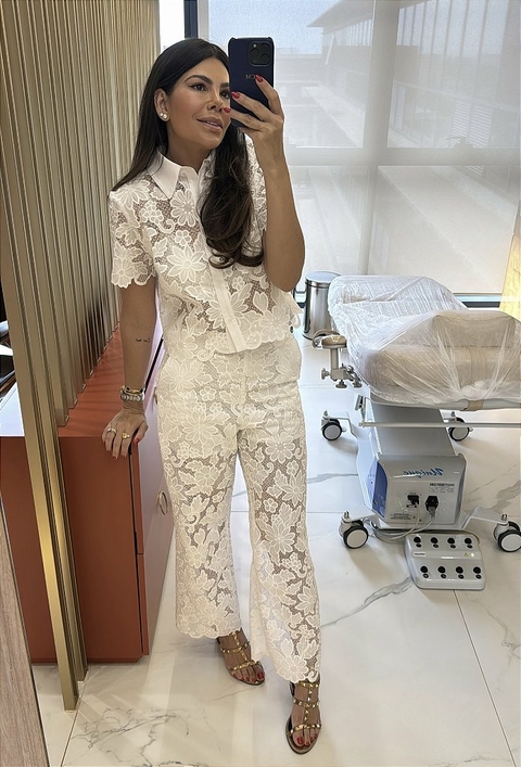 CONJUNTO OFF WHITE - LUZIA FAZZOLLI