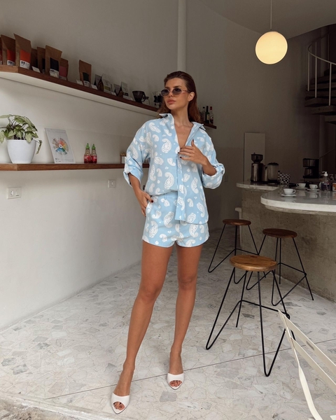CONJUNTO AZUL BETINA - CLOUDE
