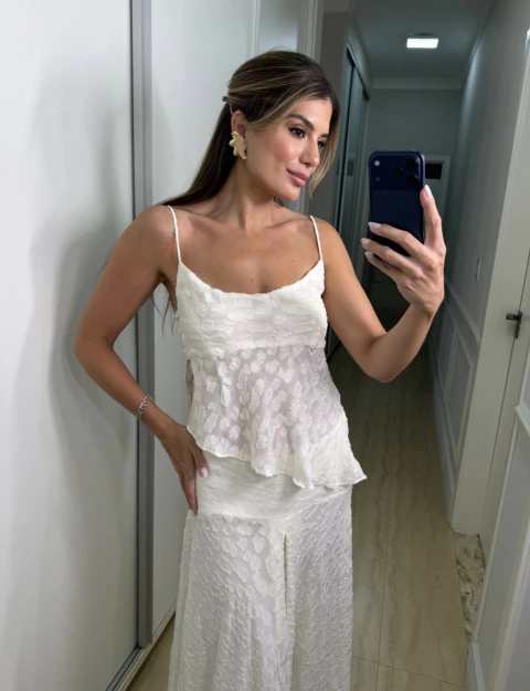 BLUSA REGATA OFF WHITE ISIS - NV - comprar online