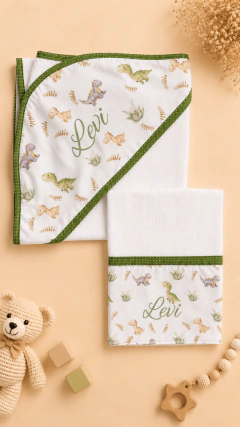 FRALDA Ombro Personalizada com Nome do Bebê | Fralda Premium 100% Algodão - loja online